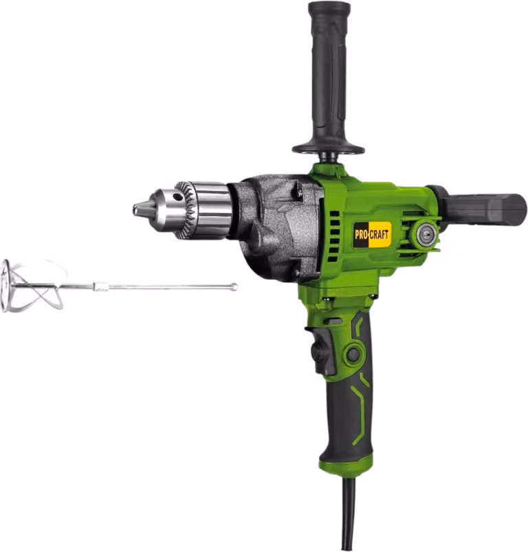 Procraft PS1750 Trapano e miscelatore 1200 Watt 16 mm