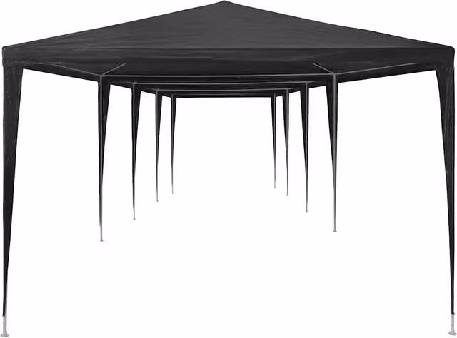 Tenda per feste VIDAXL in PE color antracite L: 12 m, P: 3 m
