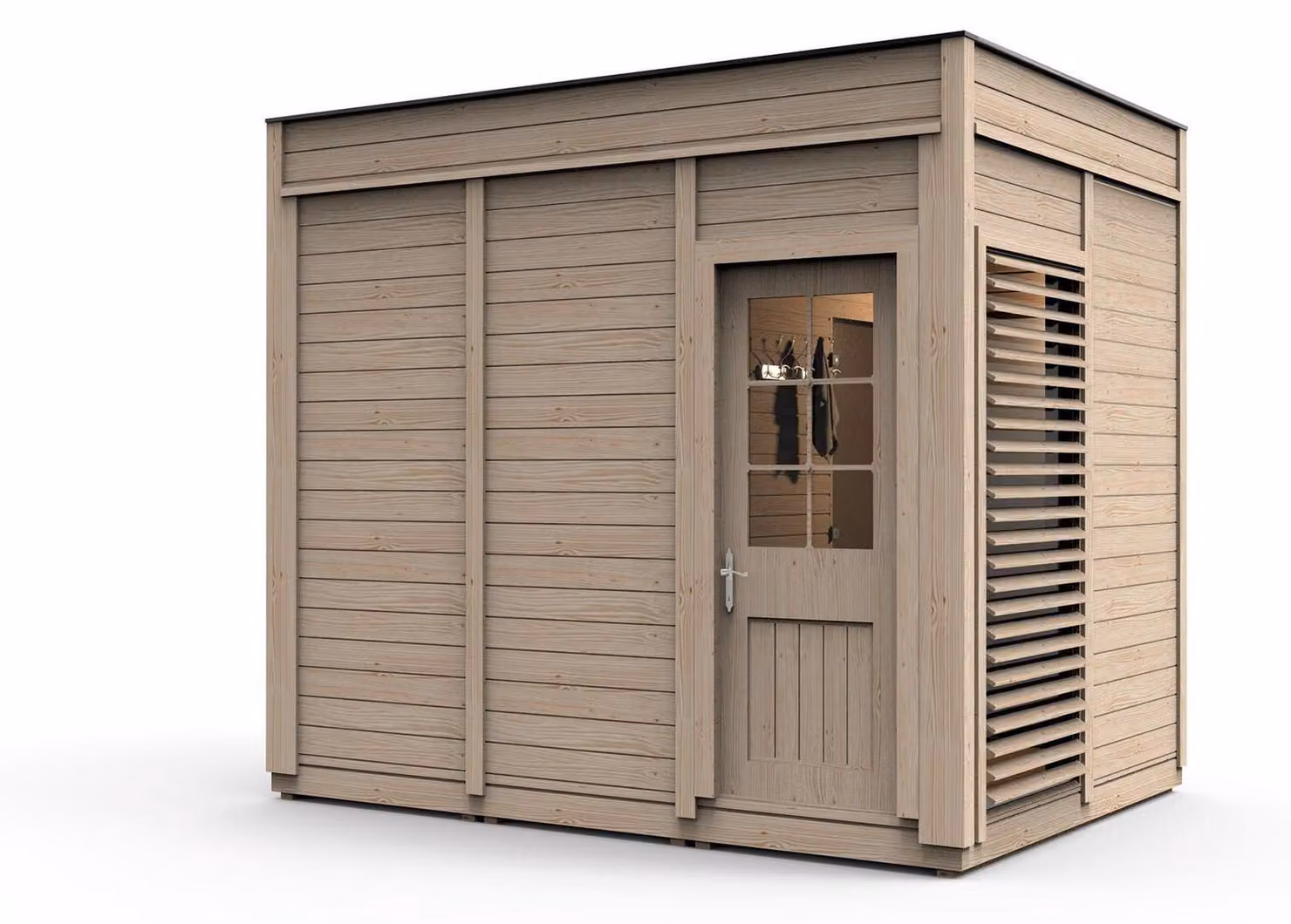 Sauna Holz Woodpro Garten Holzsauna Outdoor Saunas Trockensauna 345x245x318