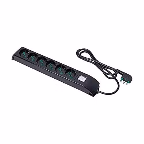 Multipresa 6X2Pt Sk Int Nero       Fido 410201 Fme