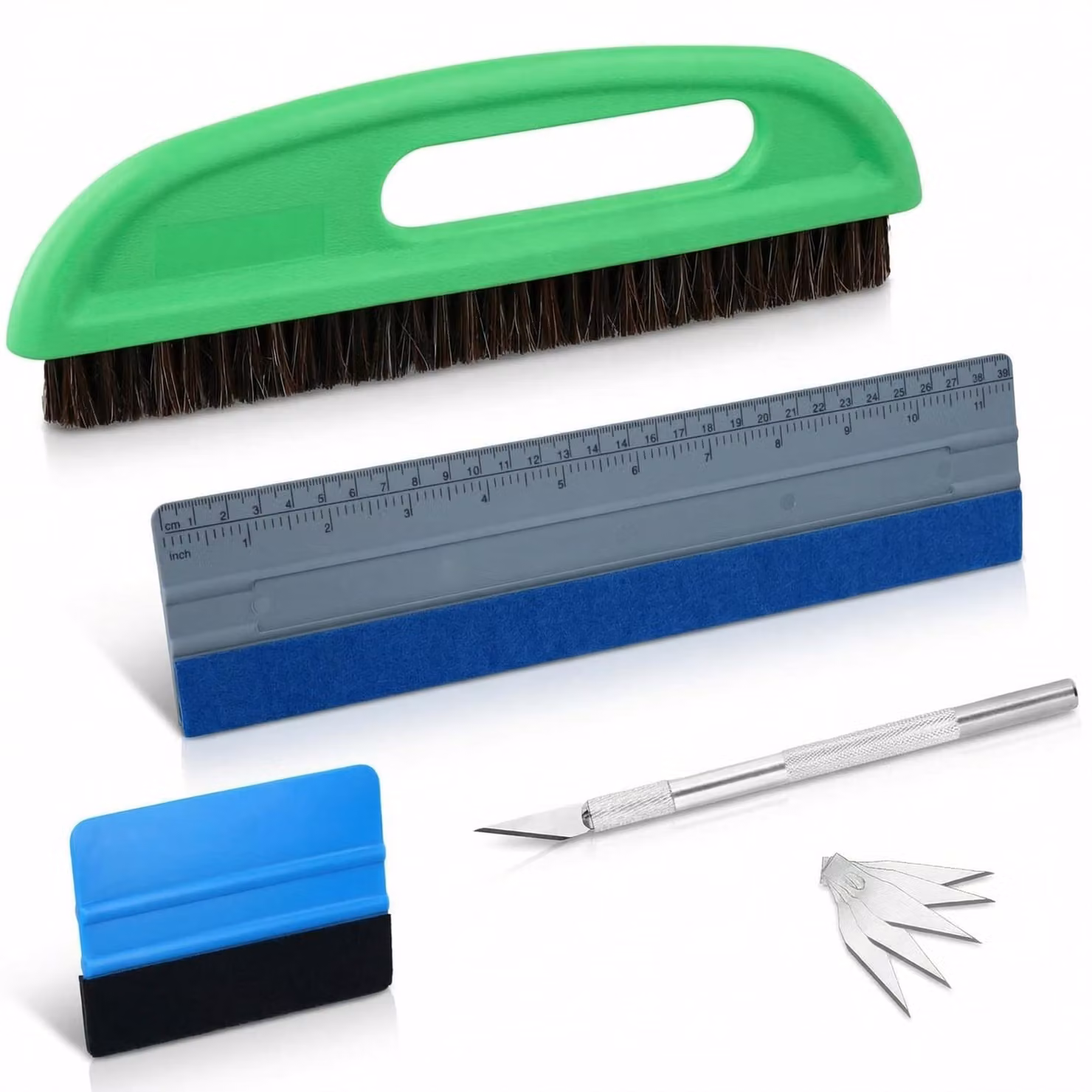 Solidchoice - Set di 5 utensili per la posa di carta da parati, per una finitura perfetta