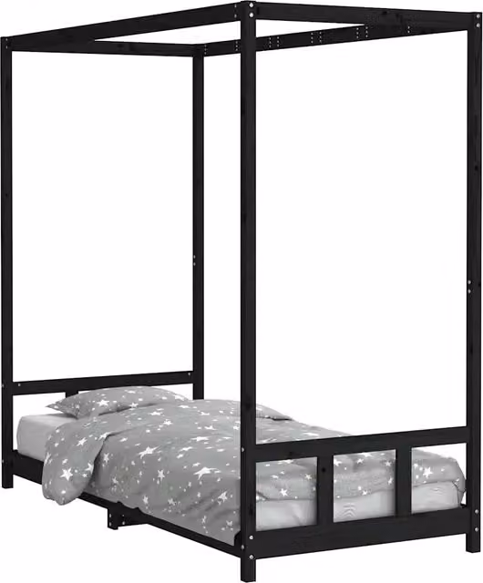 Giroletto per bambini in legno massello di pino nero L/P/H: 205.5 x 90 x 190 cm – 1