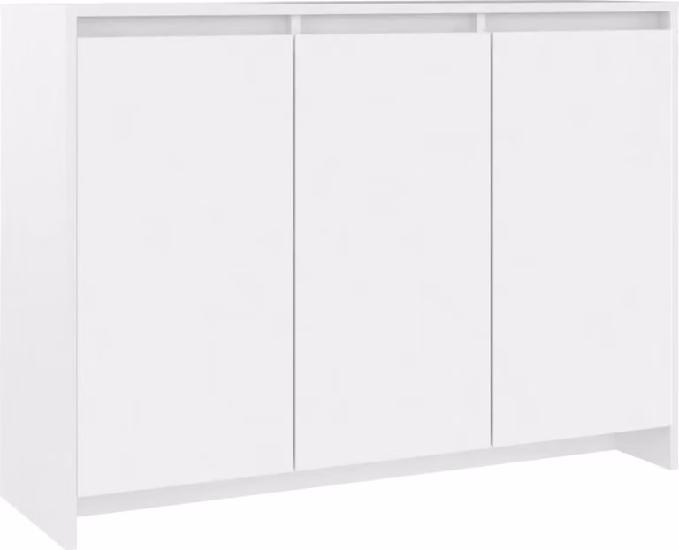 Credenza Bianca 102x33x75 cm in Truciolato