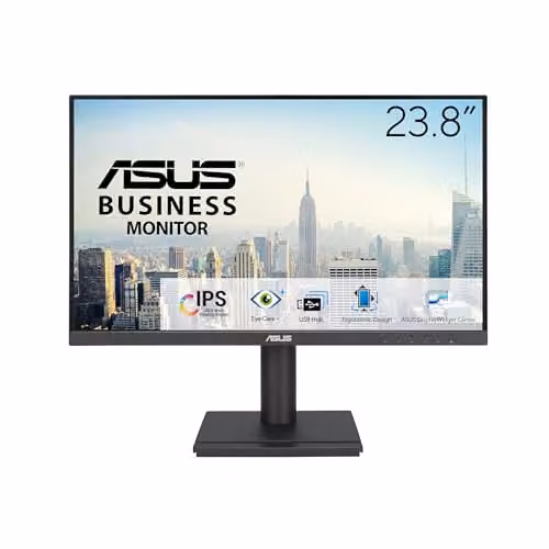 ASUS VA24DQFS, Monitor Business da 23,8” FHD IPS (1920 x 1080), Nero