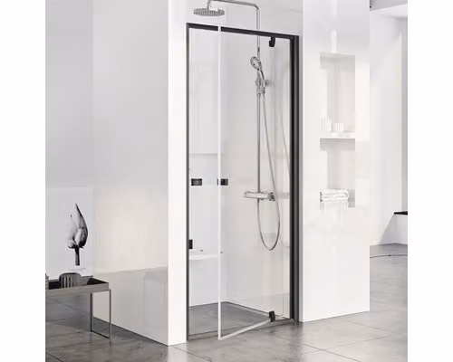 Porta doccia RAVAK Pivot PDOP1-80 nero+trasparente 03G40300Z1