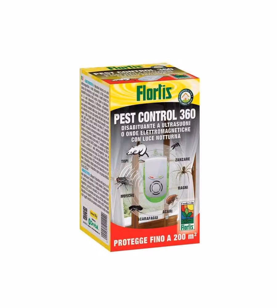 Flortis Disabituante Pest Control 360 Repellente per Ratti e Insetti