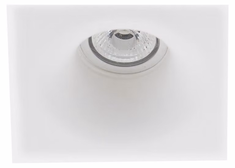 Downlight Ges da incasso quadrato A 5 W 31,2º bianco IP23 292 lm