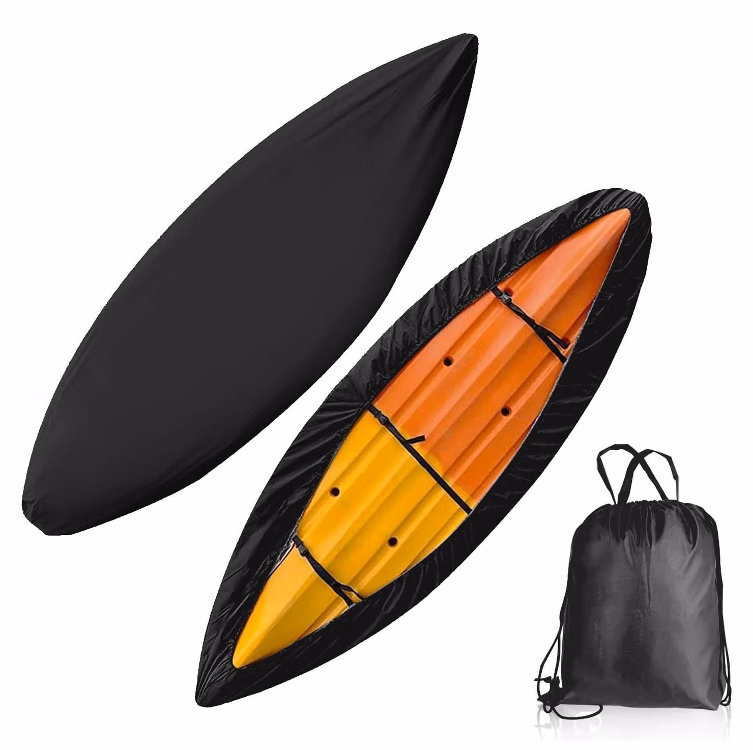 Copertura impermeabile per canoe e kayak, realizzata in tessuto 420D con protezione UV