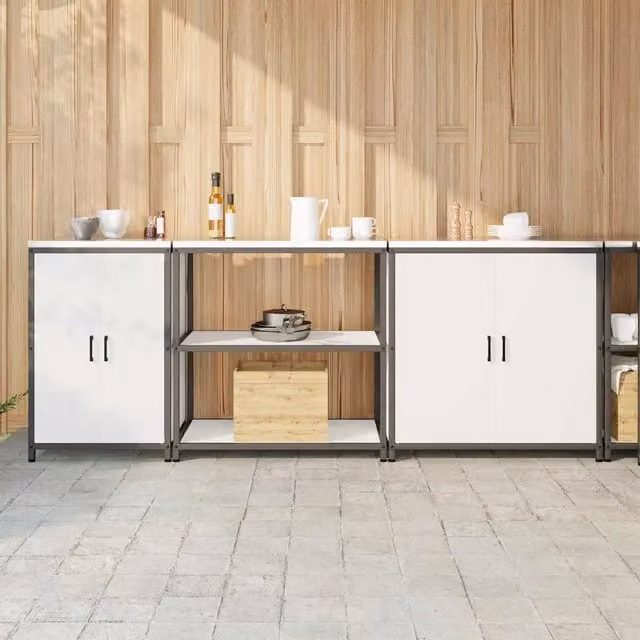 Set di Stoccaggio per Cucina HATTEM 3 pz Bianco 3392674