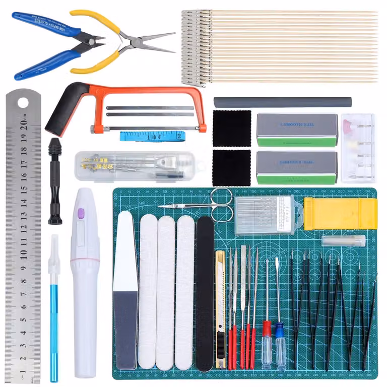 Set di 64 pezzi di strumenti per modellismo Gundam – Kit di strumenti di base per il modellismo