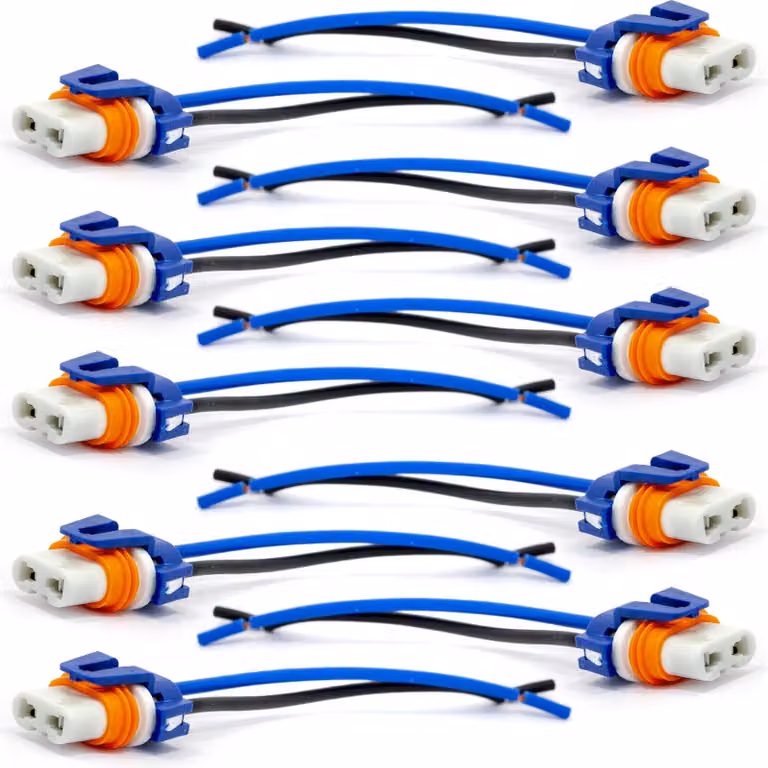 Presa di corrente Vetroceramica a cubo HB3 9005 per illuminazione 12V 24V x 10