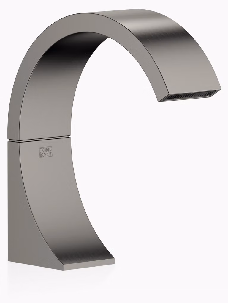 Dornbracht CYO Bec déverseur pour lavabos sans garniture de vidage, saillie 133mm, 13715811-99, 13715811-99
