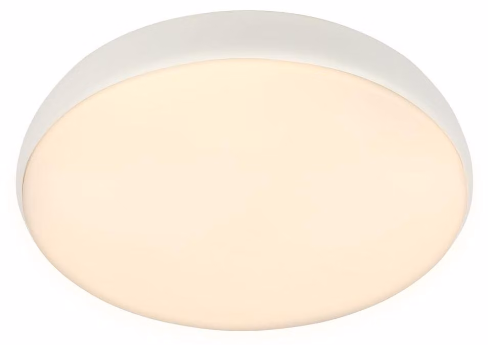 Briloner NIKAN Plafoniera LED, dimmerabile, telecomando, CCT, funzione di memoria, bianco, Ø35 x 8,5 cm