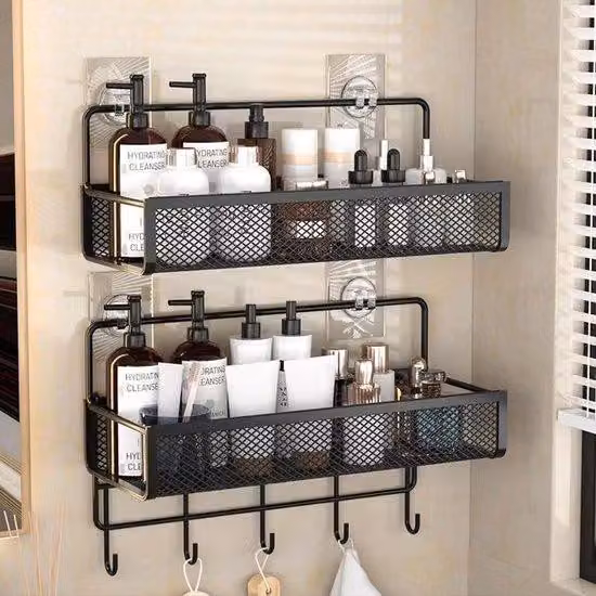 Pannelli metallici per box doccia senza foratura, pannelli per box doccia, pannelli per box doccia, supporti metallici per box doccia, organizer per pannelli per box doccia, portashampoo sospesi, pannelli autoadesivi per box doccia con ganci