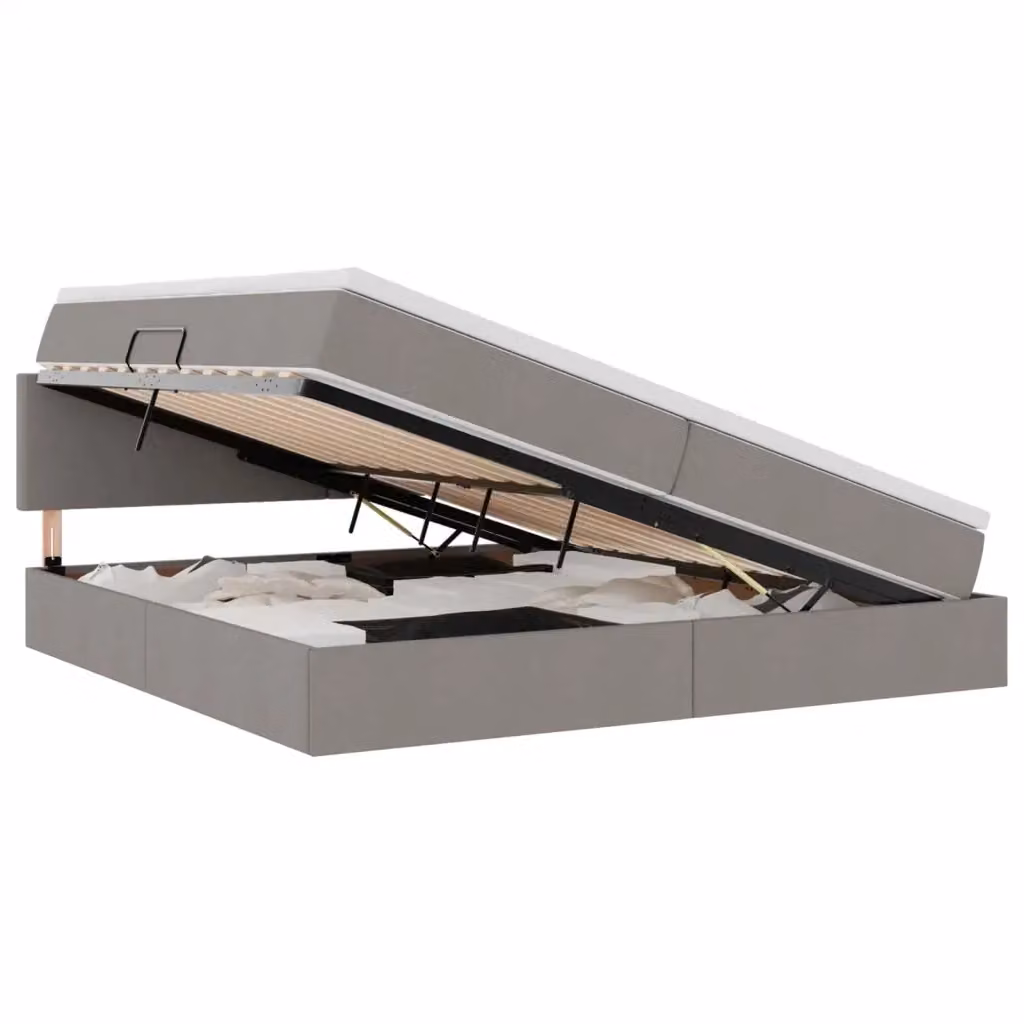 Letto con contenitore e materasso Talpa vidaXL in velluto L/P/H: 200 x 200 x 280 cm – 2