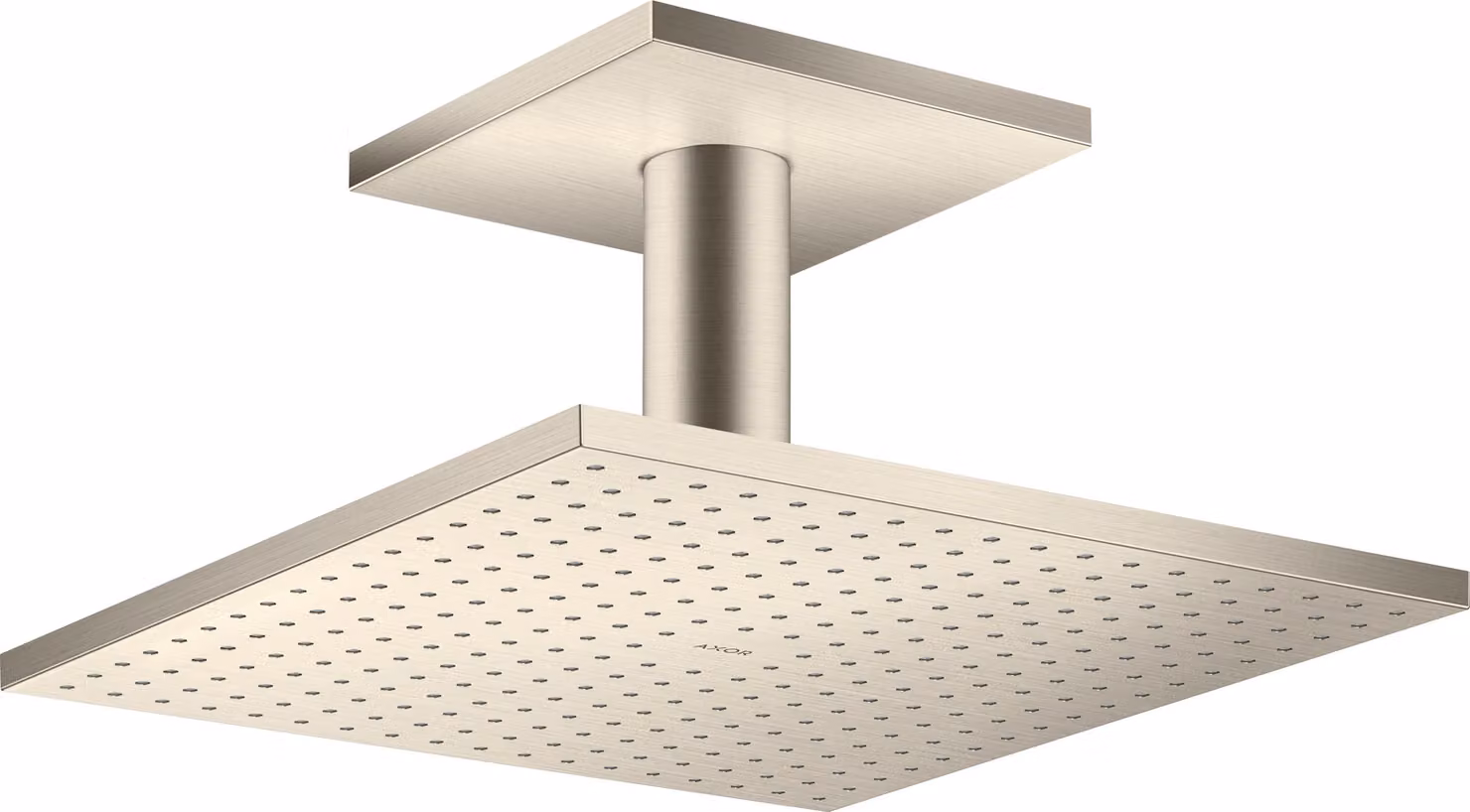 hansgrohe AXOR ShowerSolutions douchette suspendue 300/300 2jet, raccordement au plafond, 35320820, 35320820