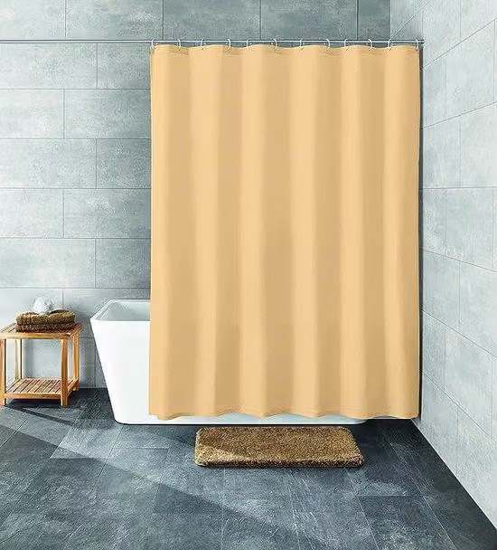 Tenda da doccia in poliestere naturale 120x200 cm