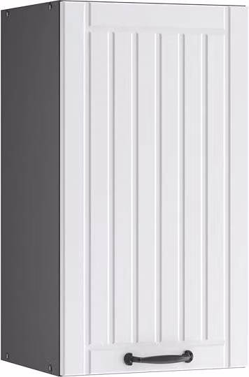Pensile da cucina Vicco Fame-Line Bianco e Antracite con ante a battente in stile country – 1