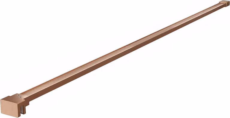 Mexen supporto semplice per parete doccia 6-8 mm, rame spazzolato - 800-01-65