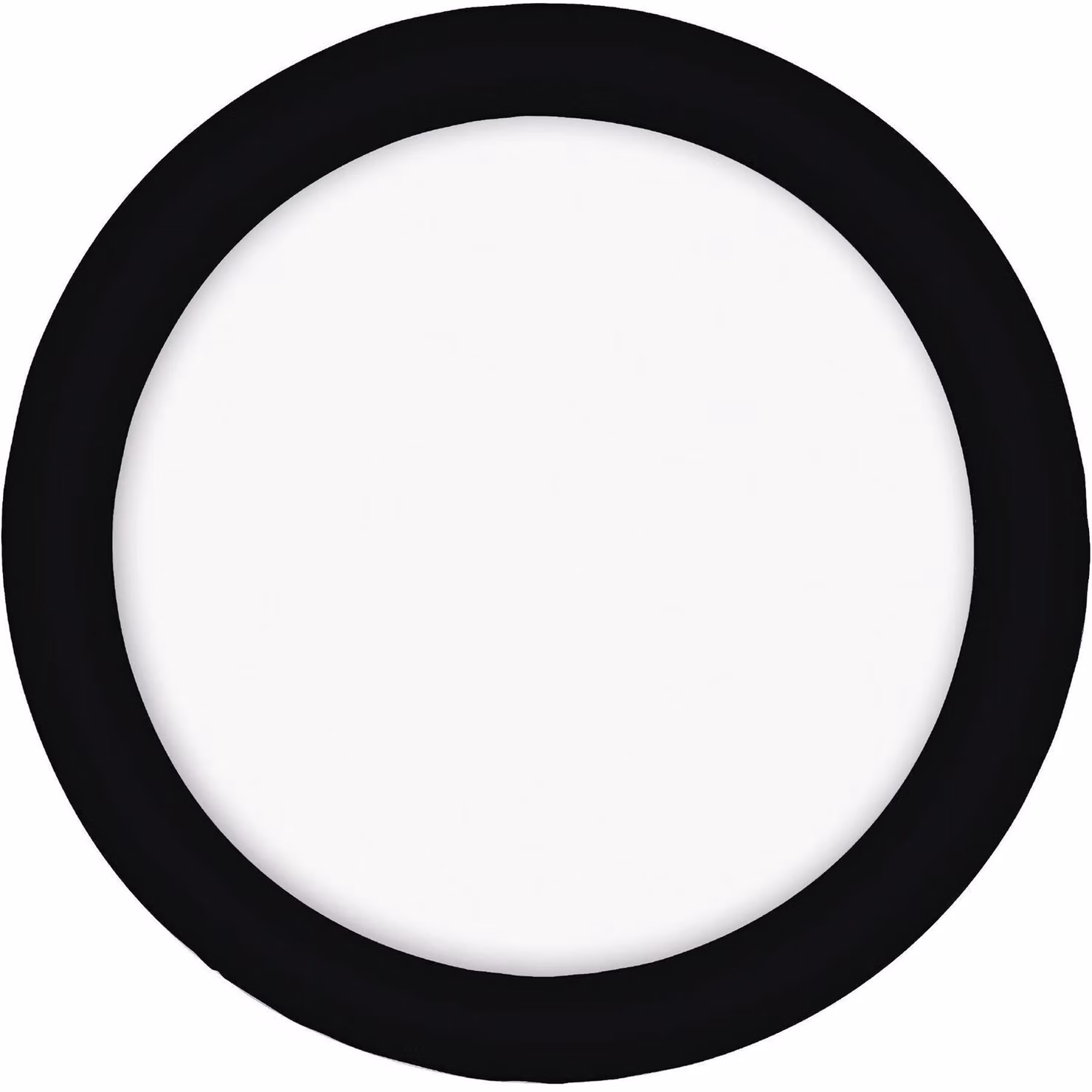 Lampada da incasso Fueva, regolabile in temperatura di colore (CCT), diametro 225 mm, colore nero