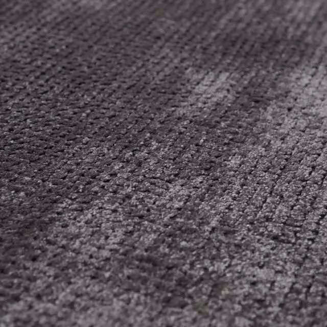 Tappeto Colleen rotondo grigio in viscosa Diametro: 160 cm
