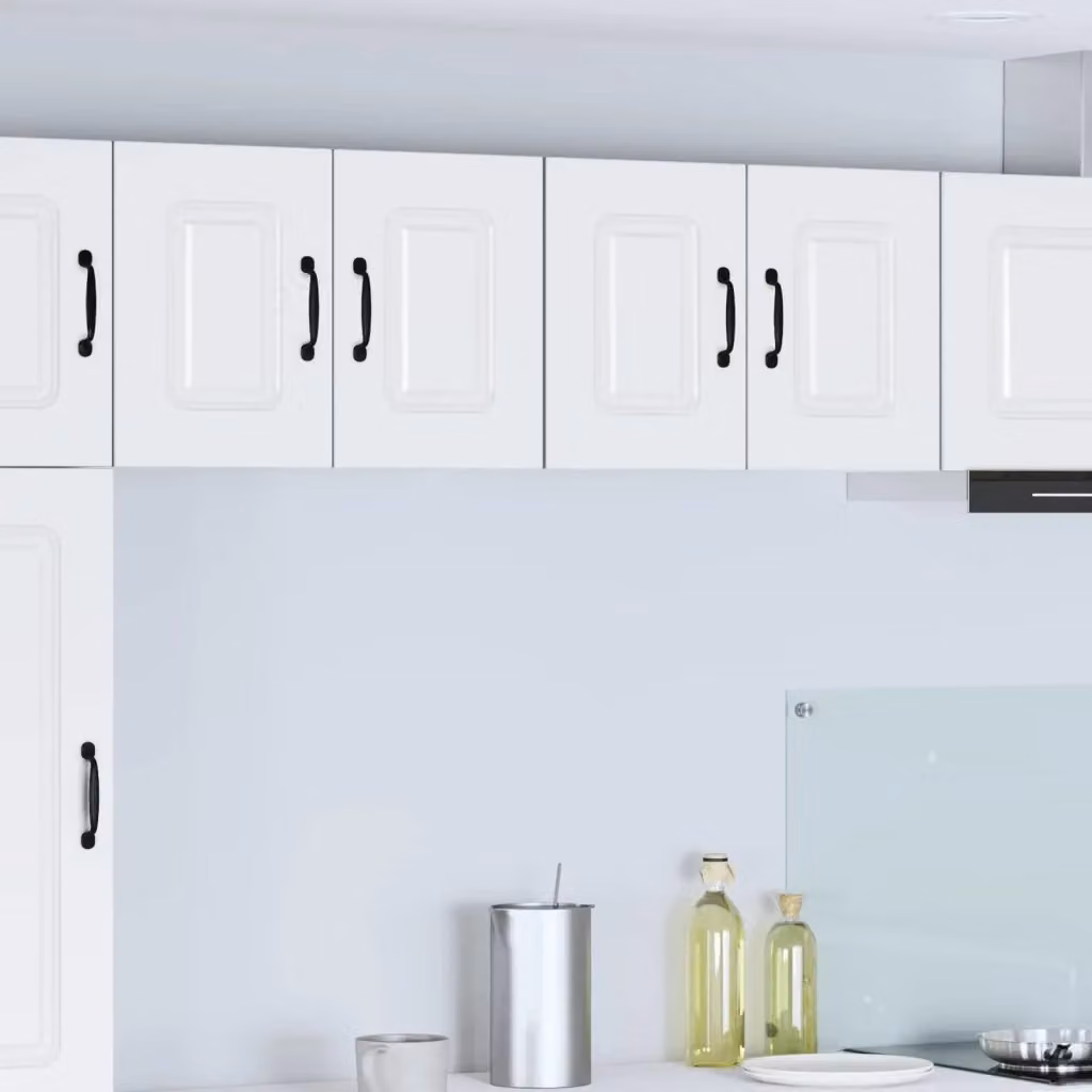 Mobile pensile moderno con ante a battente bianco L 60 x P 31 x H 40 cm