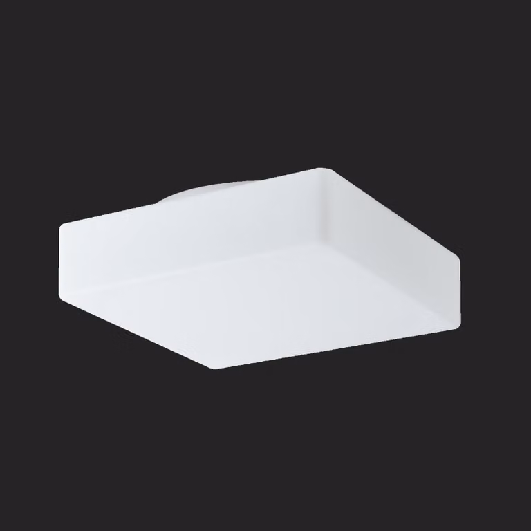 OSMONT LIN59201 LINA 6 apparecchio da soffitto/parete in vetro bianco IP43 3000 K 20W LED HF combinazione di emergenza 3 h