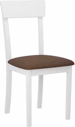 Sedia da pranzo NEYA 1 - bianco / marrone 2