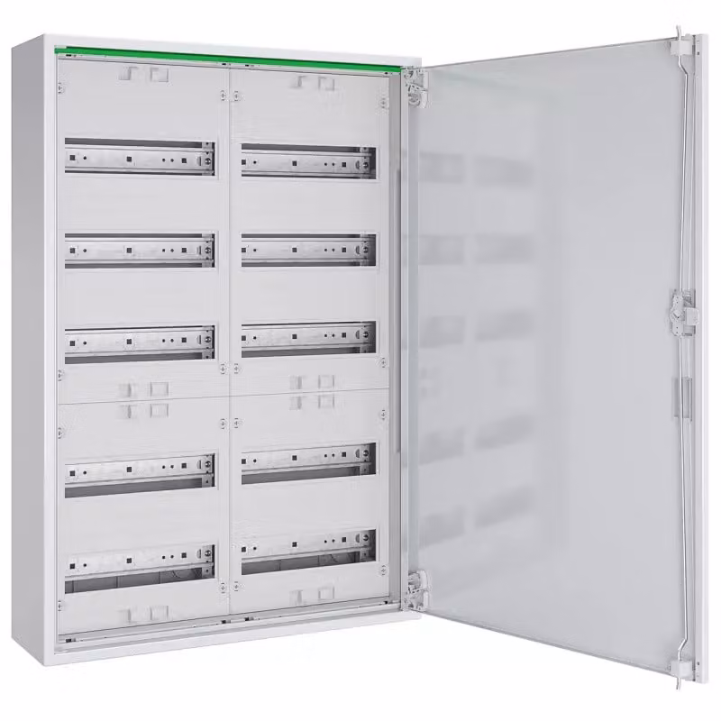 Distributore industriale AP 160 mm, 2x5 file - Scatola di derivazione da incasso 800 mm ABNRM205R01