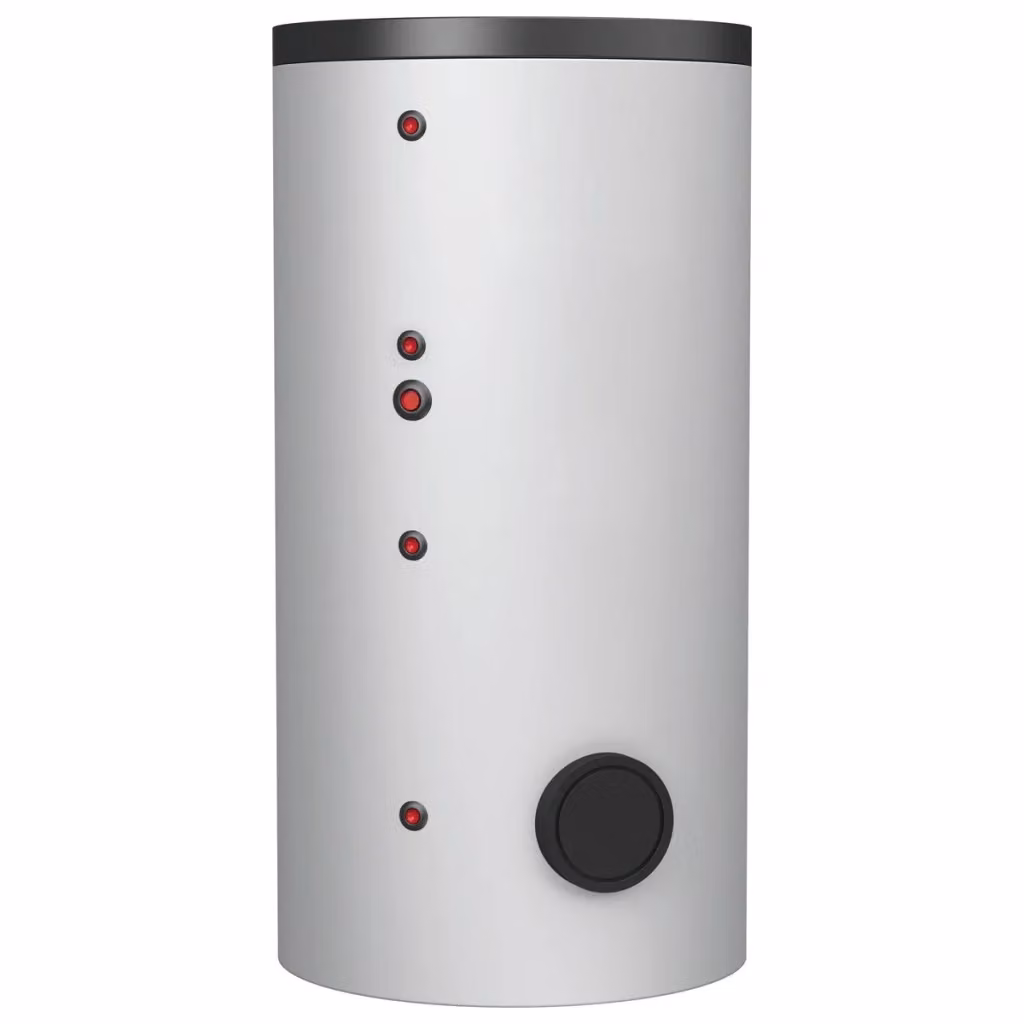 Bollitore solare IPERBRIKO con circolazione forzata, capacità 300 lt e 2 scambiatori, colore silver – 2