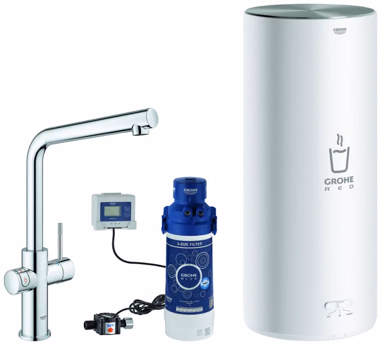CASA39 Grohe Red II Depuratore Acqua Miscelatore lavello cucina canna alta 30325001