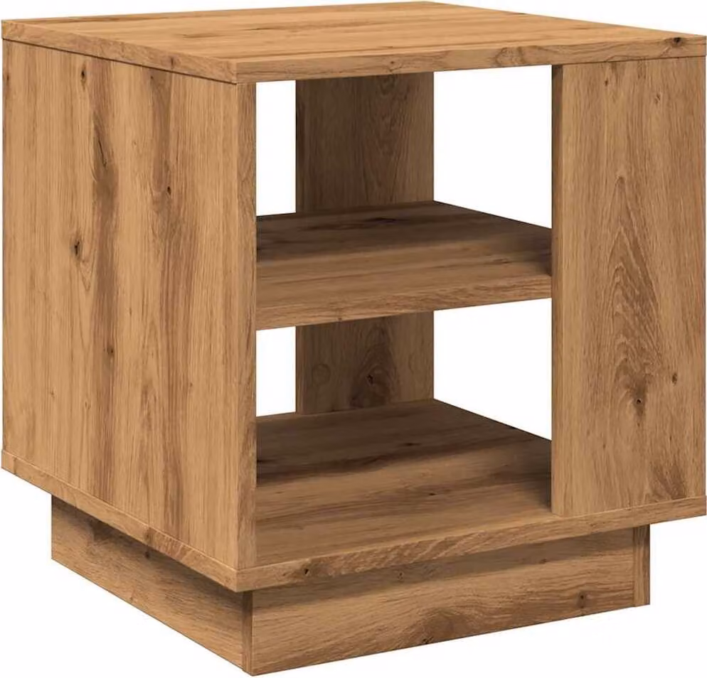 Tavolino da Salotto Artigianale 40x40x43 cm Legno Multistrato