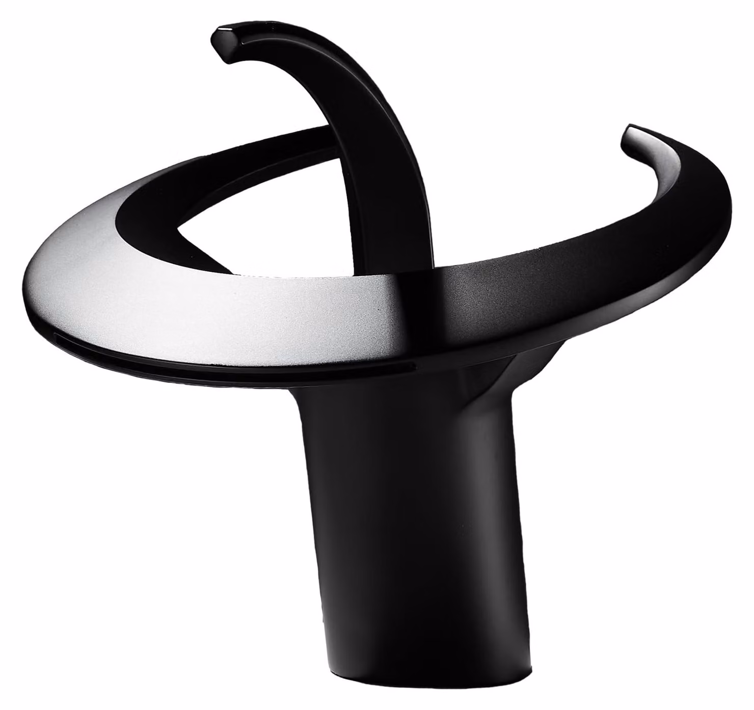 Miscelatore monocomando a cascata, finitura nero opaco