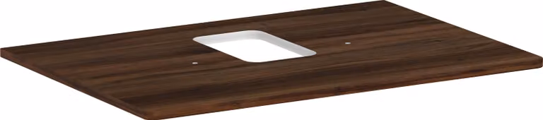 hansgrohe Xelu Q Console avec découpes au centre, 780x550, pour vasque à poser, avec trou pour robinet, 54120630, 54120630
