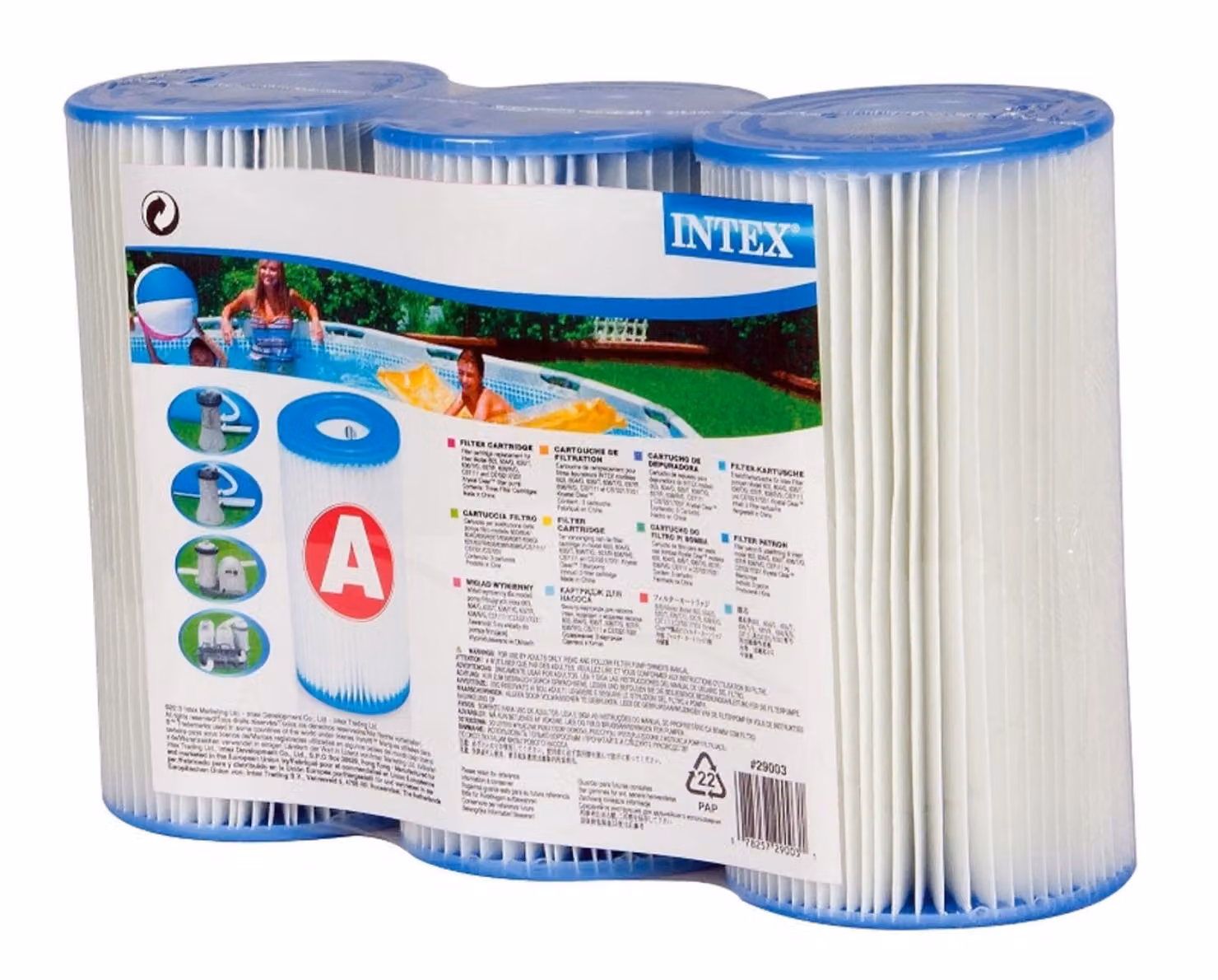 Set di 3 cartucce filtranti A INTEX per purificatore