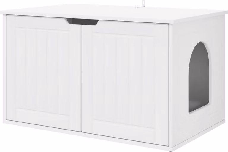Casa per Gatti Bianco 85 x 55 x 50,5 cm Legno multistrato