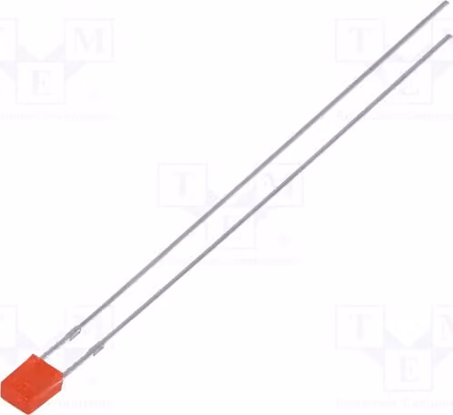 5 LED rossi, angolo di emissione 130°, intensità luminosa 70÷120 mcd, dimensioni 3,2x2x4,15 mm, montaggio a angolo retto. LL-234VD2Q-1B-L54, diodi LED