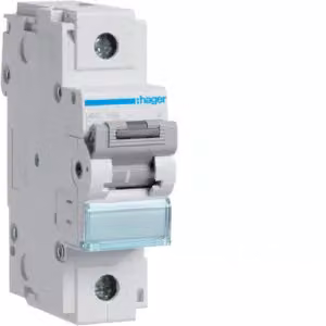 Interruttore automatico unipolare 15 kA, curva C, 125 A, 1,5 moduli