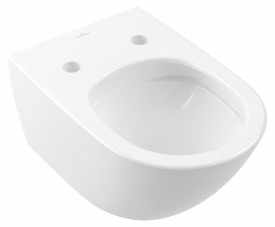 Villeroy & Boch Subway 3.0 WC à fond creux, suspendu, ovale, sans bord, TwistFlush, 370x560x360mm, 4670T001, 4670T001