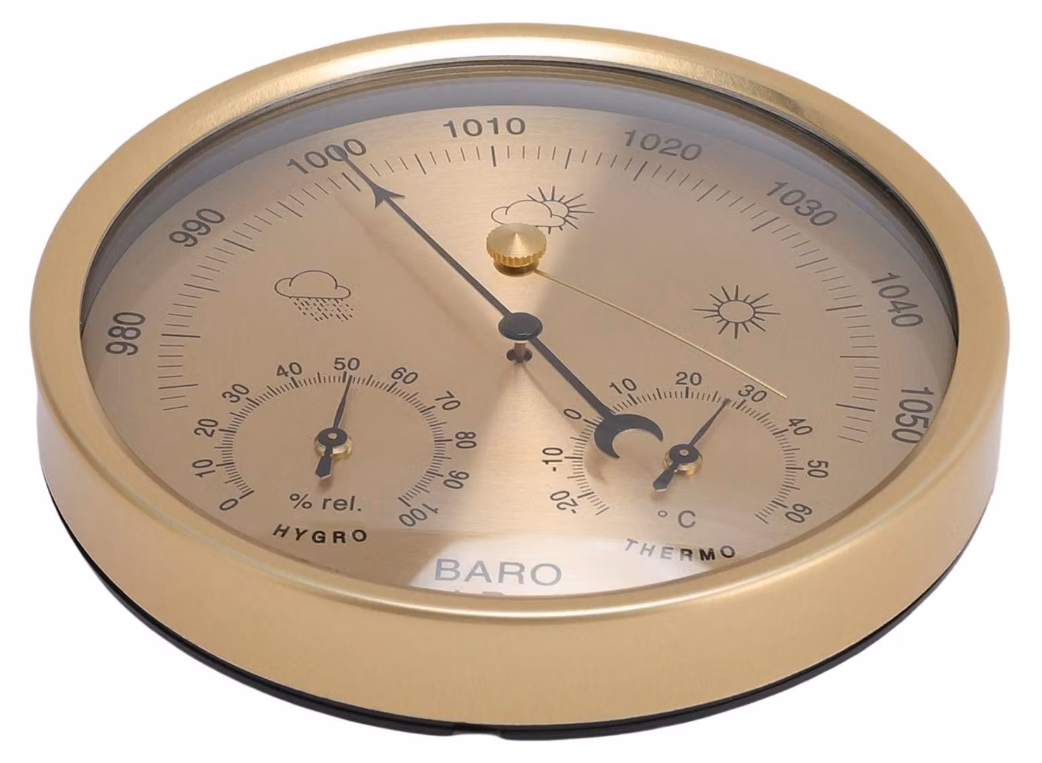 Elzusha - Stazione meteorologica 3-in-1 con termometro, barometro e igrometro