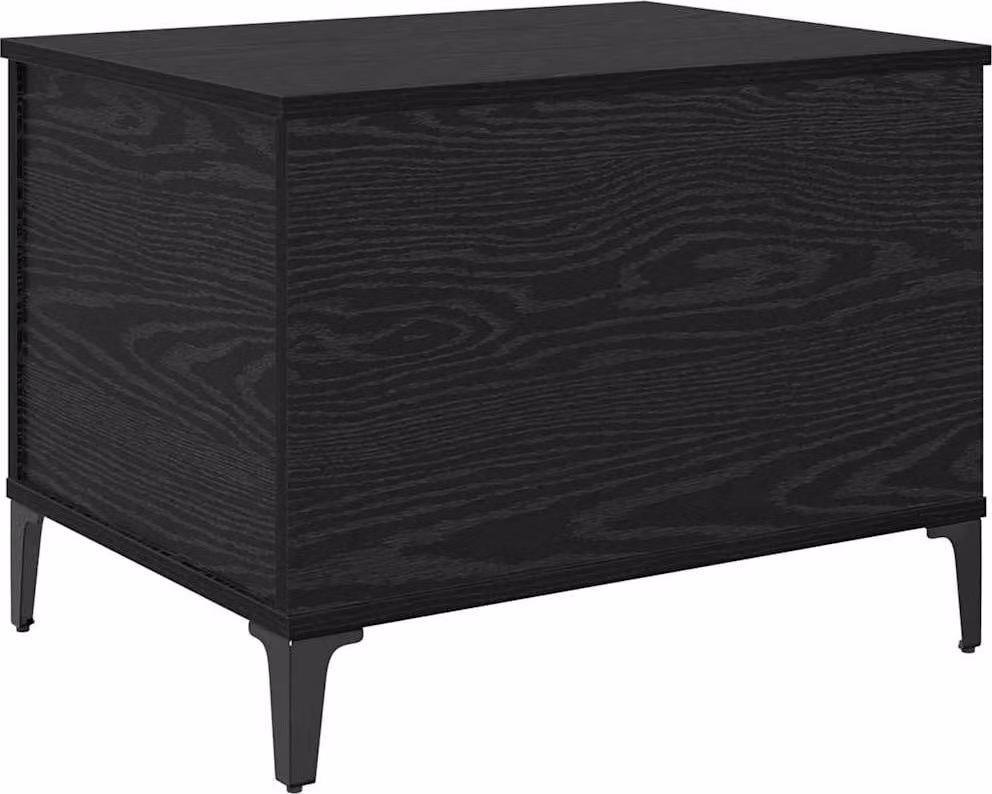 Tavolino da salotto Rovere Nero 60 x 44,5 x 45 cm
