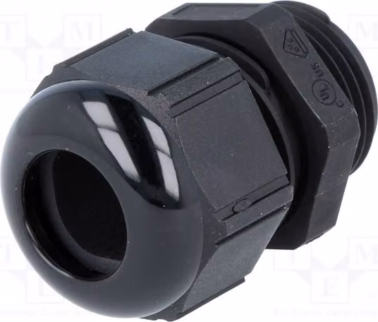 1 x Raccordo per cavo M20, colore nero, materiale: UL94V-2, codice prodotto: 53111220, grado di protezione: IP68