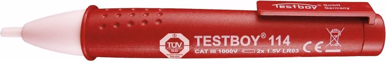 Testboy 77416 Tester di tensione 114 - rilevamento senza contatto da 12 V CA