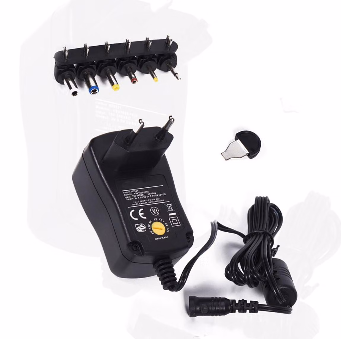 Adattatore universale da 230 V (AC) a 3,0-12 V (DC), 1000 mA - WD1774262263