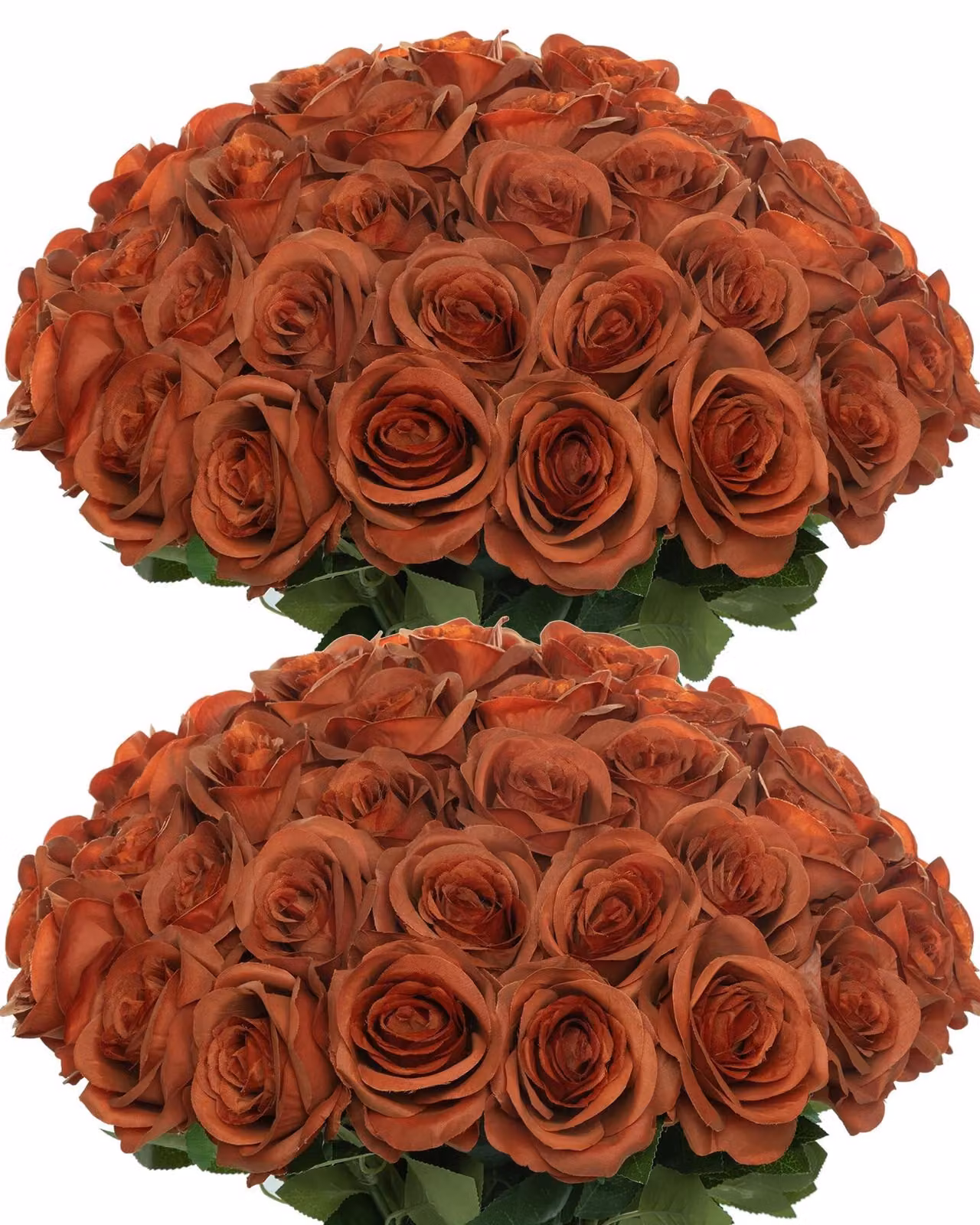 Omgoods - 50 fiori artificiali di rosa per decorazioni e lavori manuali