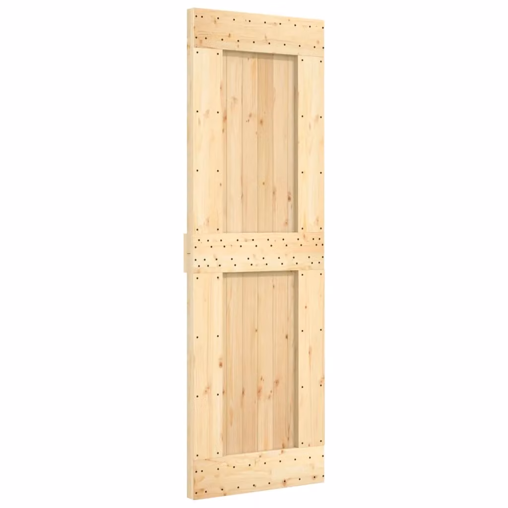 Porta liscia NARVIK vidaXL in legno venato marrone e beige L: 70 cm, H: 210 cm – 2
