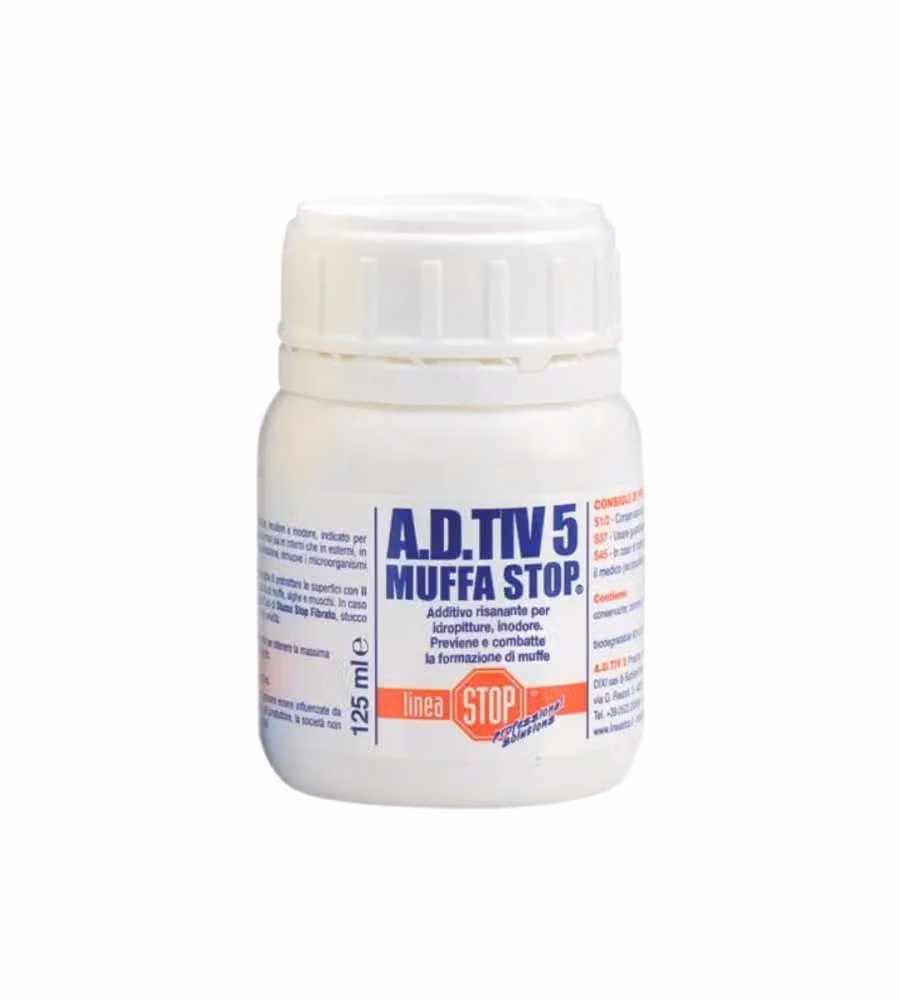 Dixi Additivo TIV 5 Antimuffa Inodore per Idropitture - 125 ml