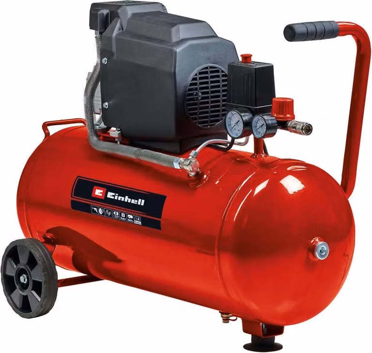 Compressore Lubrificato A Olio Lt.50 1500W (Tc-Ac 190/50/8)