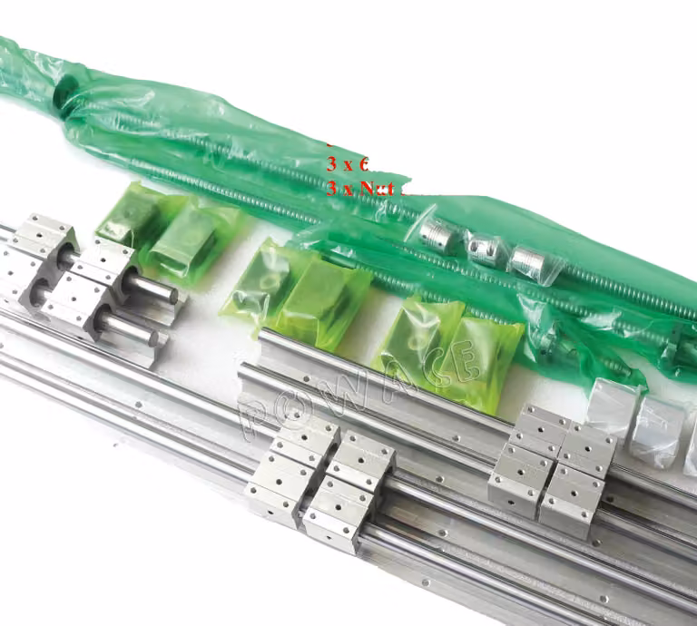 Guide lineari, struttura in acciaio, compatibilità versatile, 300 700 1100 mm