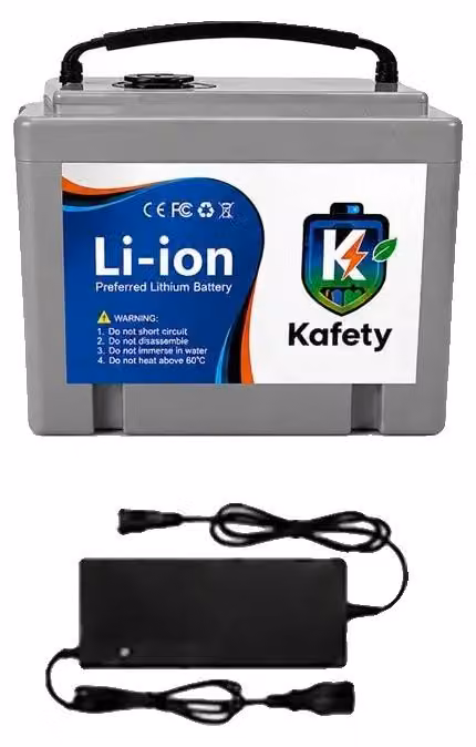 Batteria al litio, 48V, 20000mAh, ricaricabile, 1 caricabatterie incluso, 48V